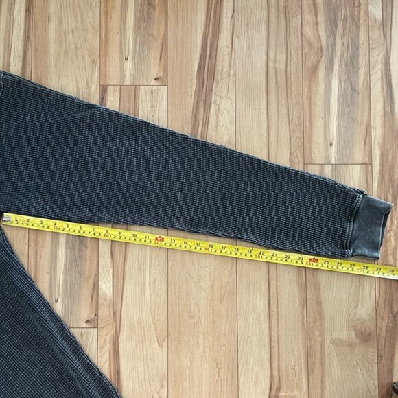 Hardtail Forever Charcoal Grey Waffle Knit Jogger Pants, Sz M - Picture 6 of 8